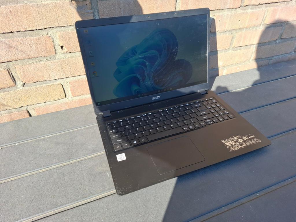 Acer aspire 3 windows 11 intel 10gen 12gb met adapter, Ophalen of Verzenden, Zo goed als nieuw, 256 GB of meer