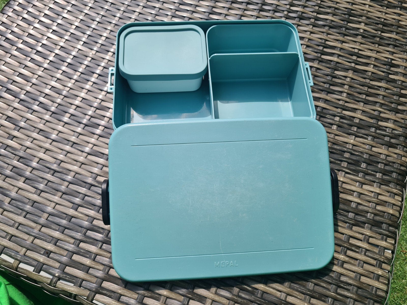 mepal broodtrommel, large, sage, Caravans en Kamperen, Ophalen, Campingstoel