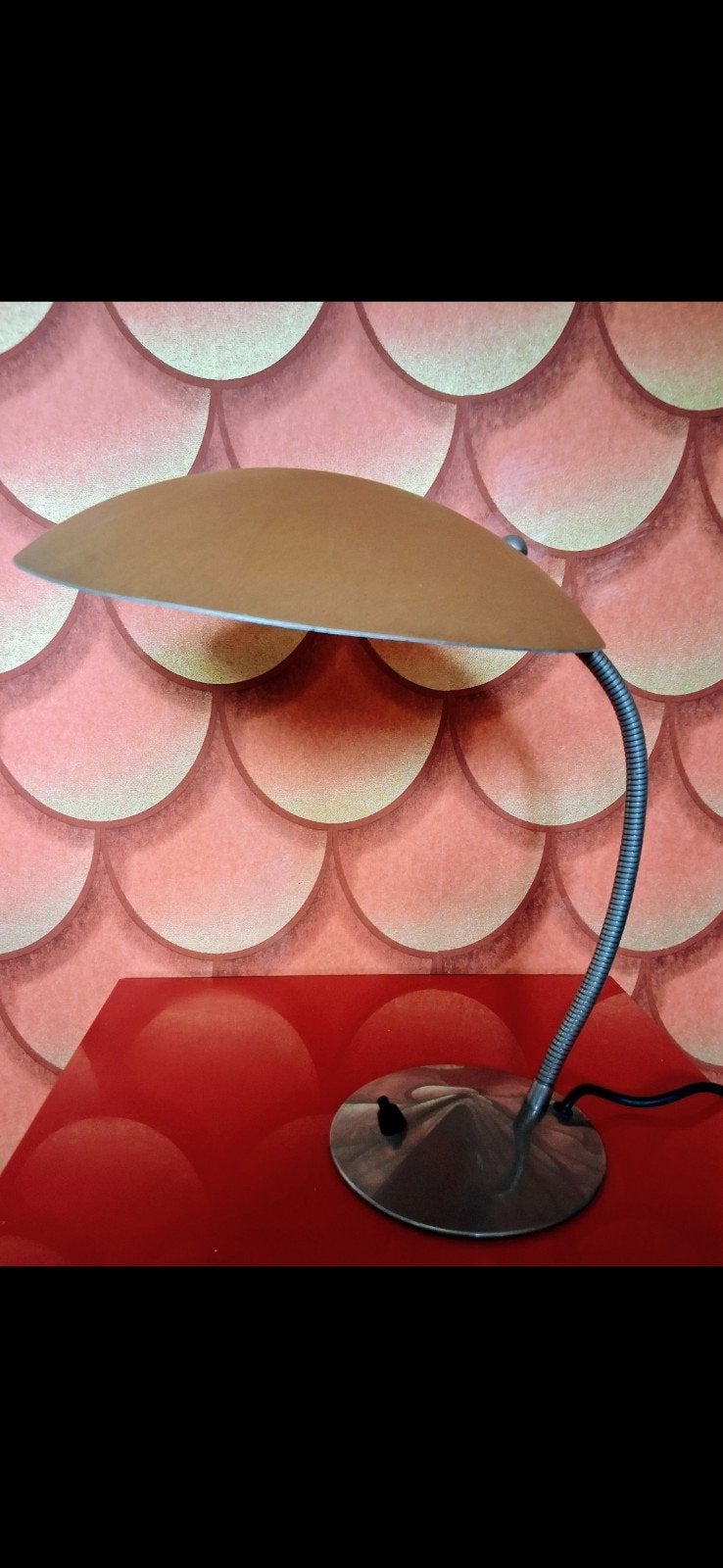Cobra Table Lamp by Leclaire & Schäfer, 1950s bauhaus, Ophalen of Verzenden, Bureaulamp, Design