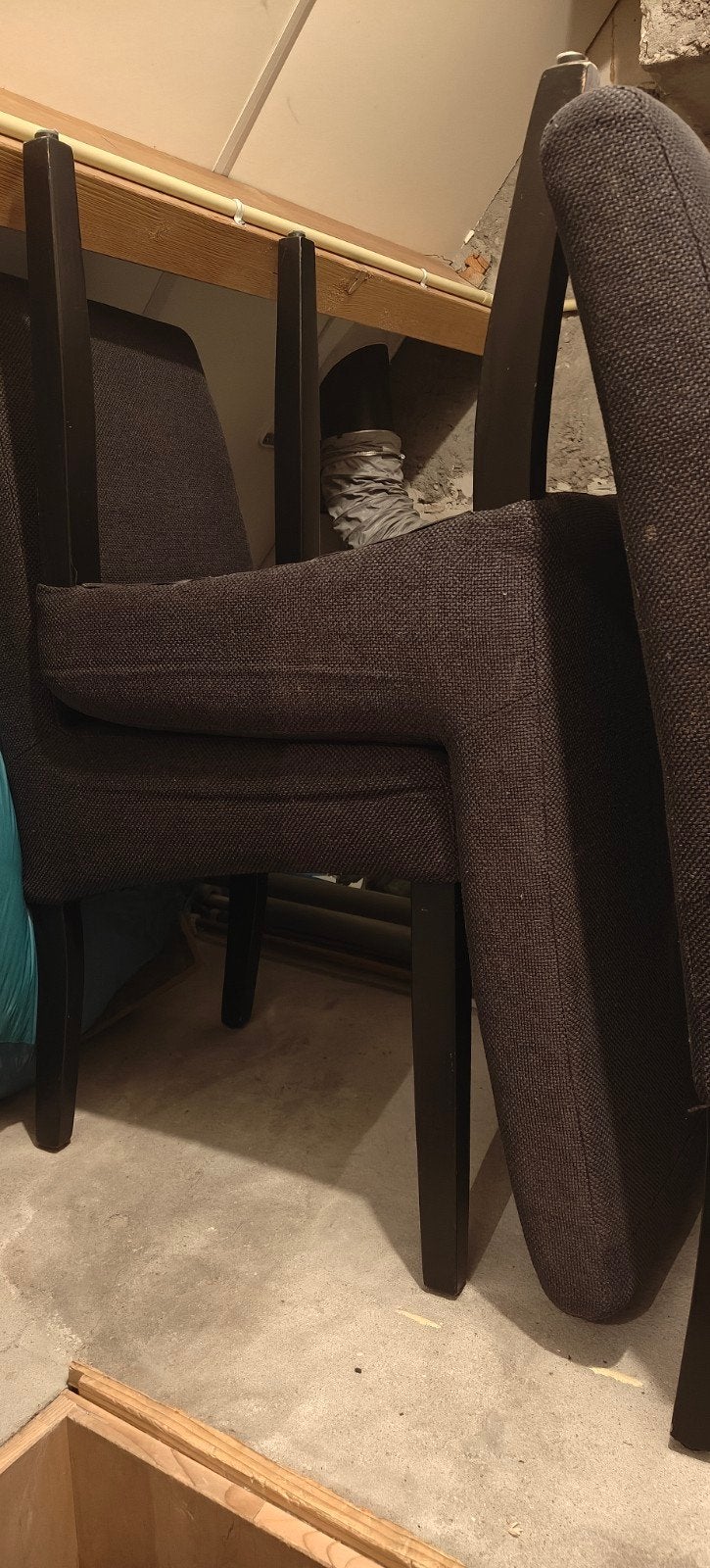 gratis eetkamer stoelen, Huis en Inrichting, Complete eetkamers, Ophalen, Gebruikt, 4 tot 6 stoelen