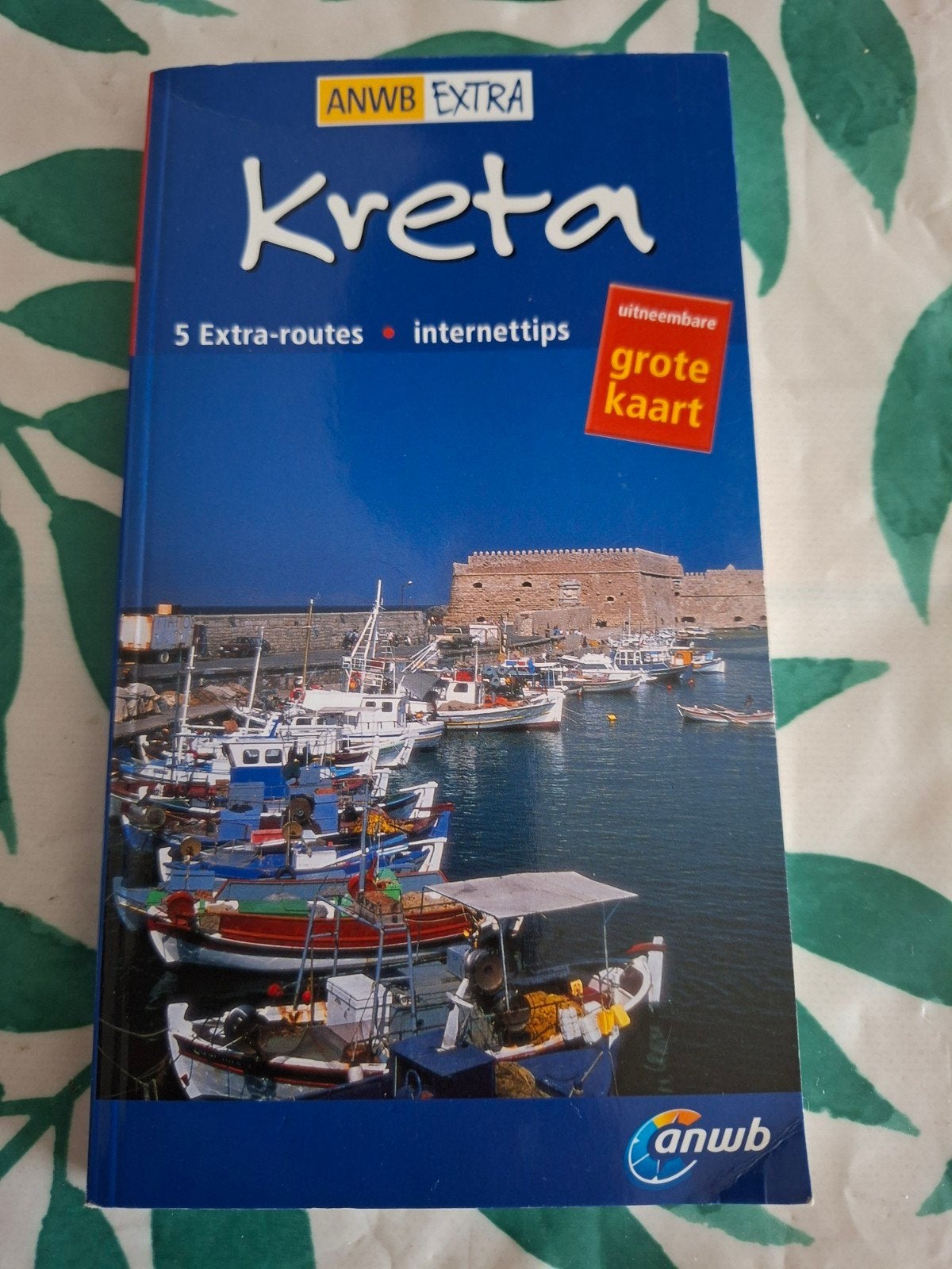 ANWB Extra Kreta Reisgids met grote kaart en tips, Europa, Ophalen of Verzenden, Reisgids of -boek, ANWB