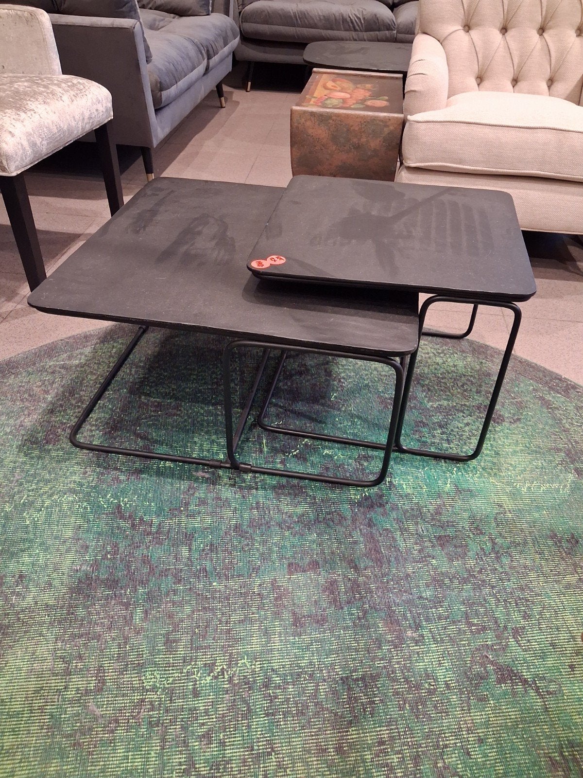 nieuwe Eleonora Scott salontafel set zwart metaal €140, Ophalen, Zwart, ., Nieuw