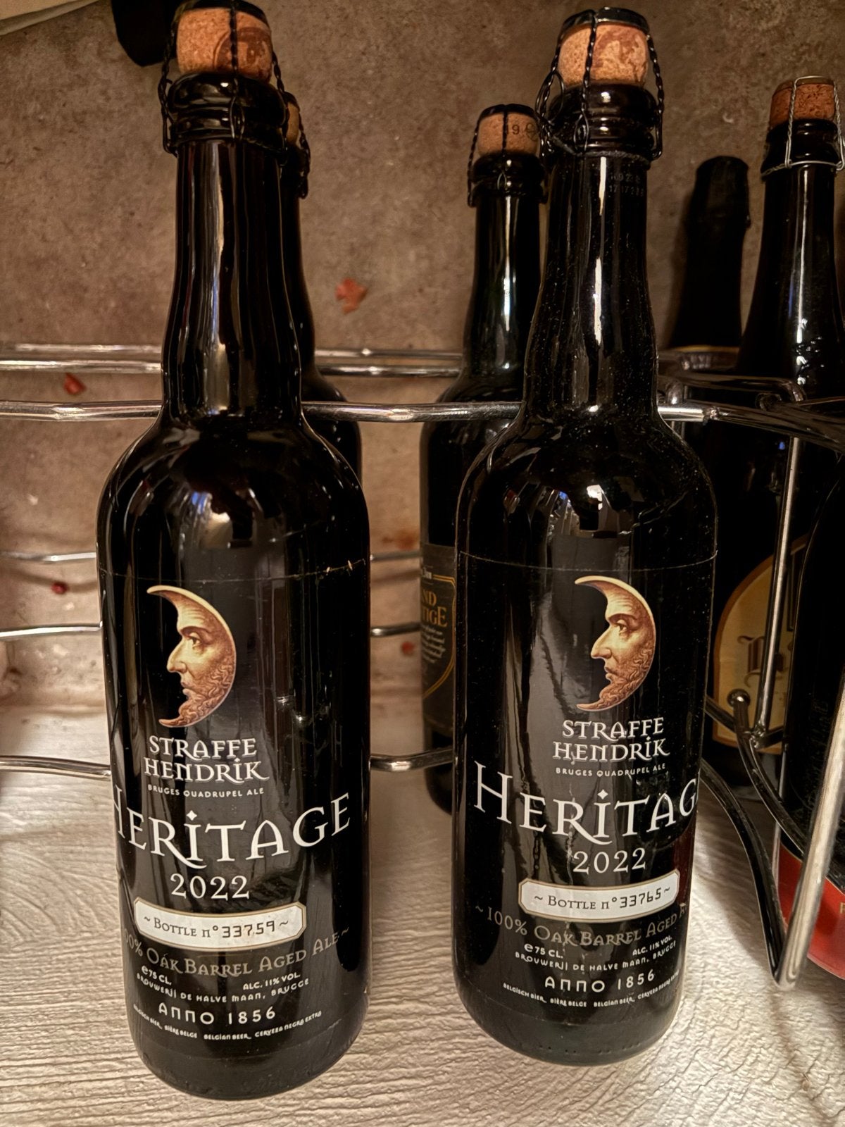 2 st. Straffe Hendrik Heritage 2022 Oak Barrel Aged Ale, Ophalen, Nieuw, Overige typen, Overige merken