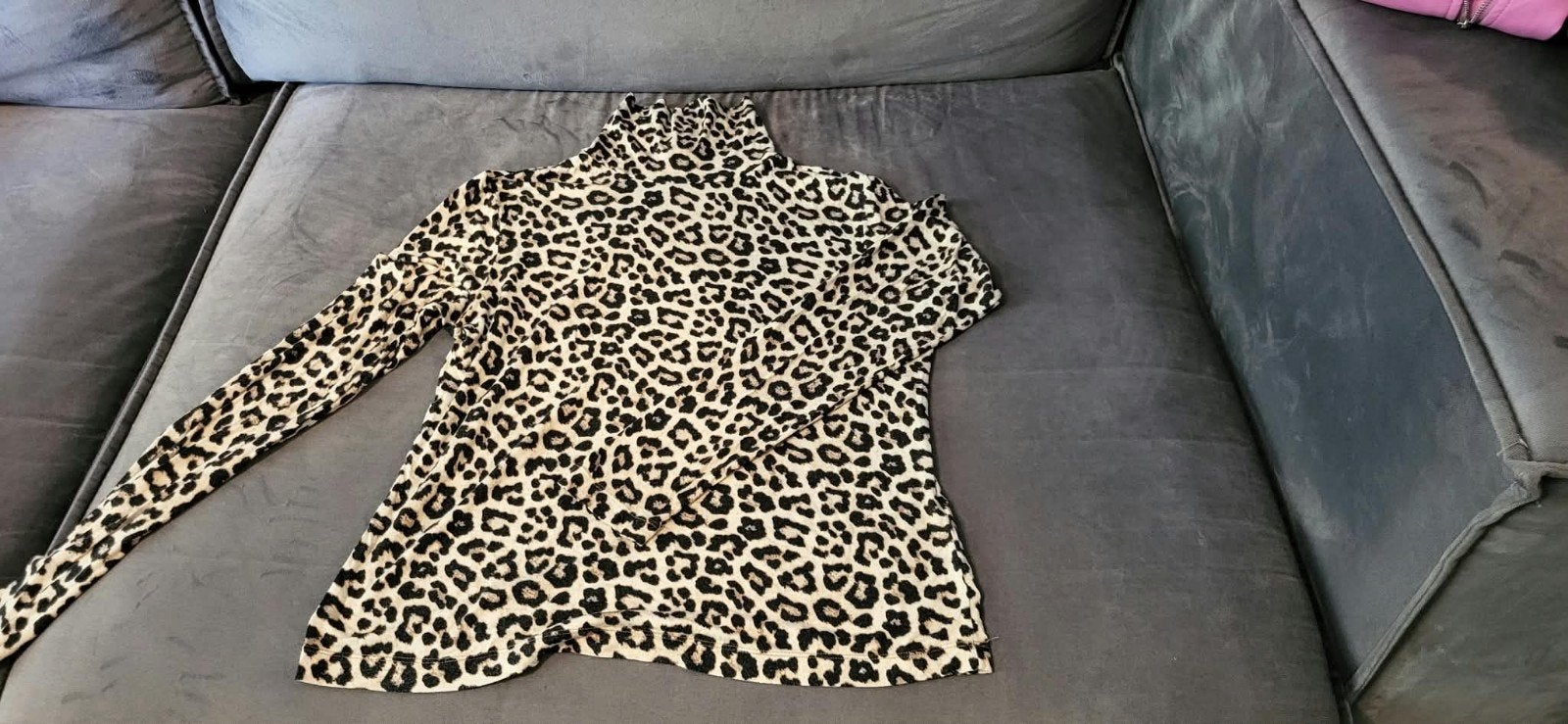 H&M Luipaardprint Coltrui Maat L, Kleding | Dames, H&M, Meerkleurig, Maat 42/44 (L), Ophalen of Verzenden