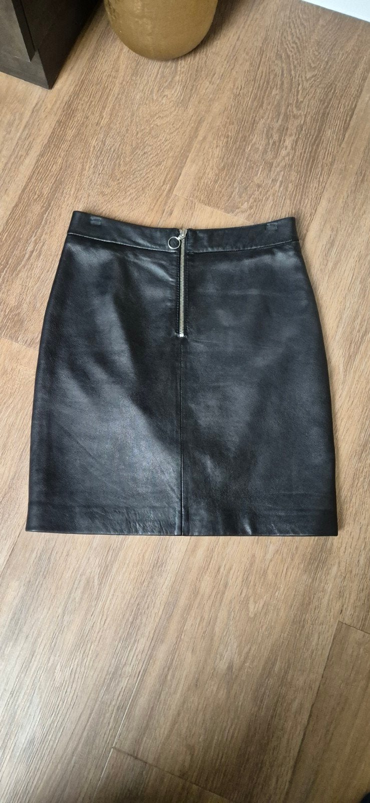 Nieuwe Lamsleren LIEBESKIND BERLIN rok,  maat S, Ophalen of Verzenden, Nieuw, Zwart, Boven de knie