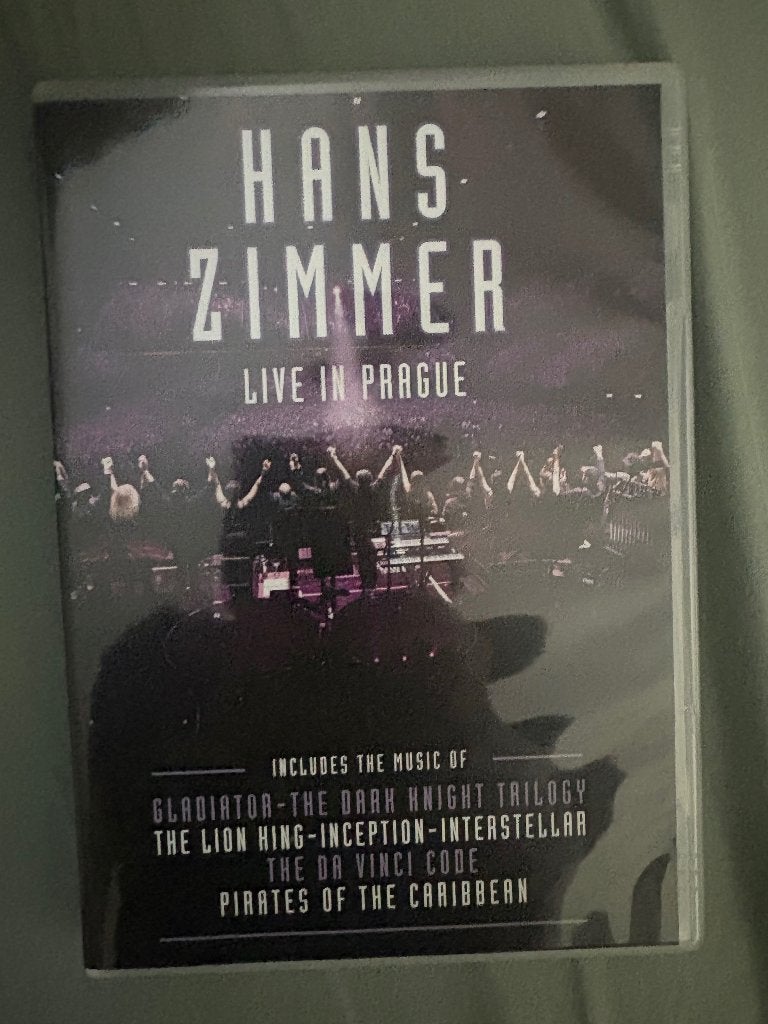Hans zimmer live dvd, Alle leeftijden, Ophalen of Verzenden, Zo goed als nieuw