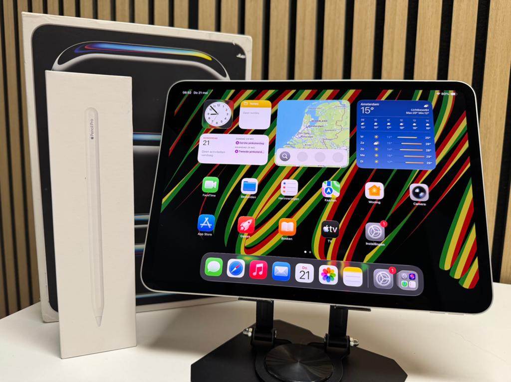 Apple iPad Pro 11” M4 + Apple Pencil Pro – 256GB NIEUWSTAAT, 11 inch, Ophalen of Verzenden, Zo goed als nieuw, Apple iPad Pro