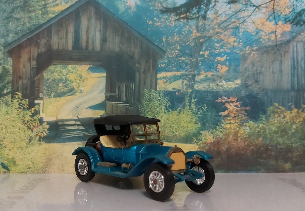 1:48 Stutz Type 4E Bearcat Roadster 1914; Matchbox MoY Y-08, Ophalen of Verzenden, Gebruikt, Auto