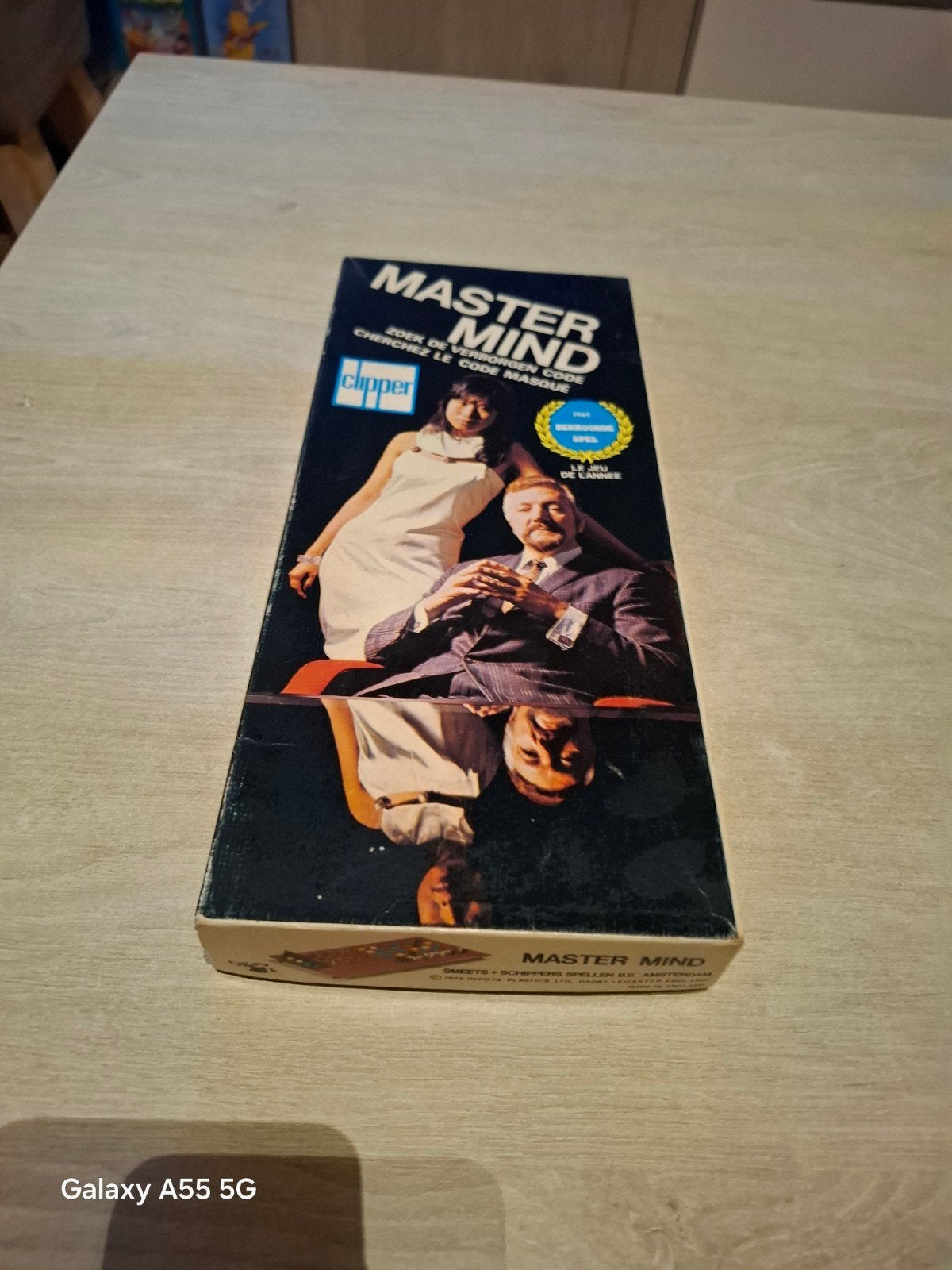 Vintage Mastermind Bordspel - Clipper Editie, Gebruikt, Clipper, Een of twee spelers, Info@clippergames.nl (voorbeeld)