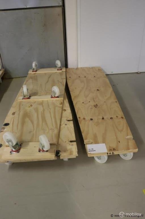 Online Veiling: Pallet trolley - 3 stuks, Doe-het-zelf en Verbouw, Transportwagens, Gebruikt