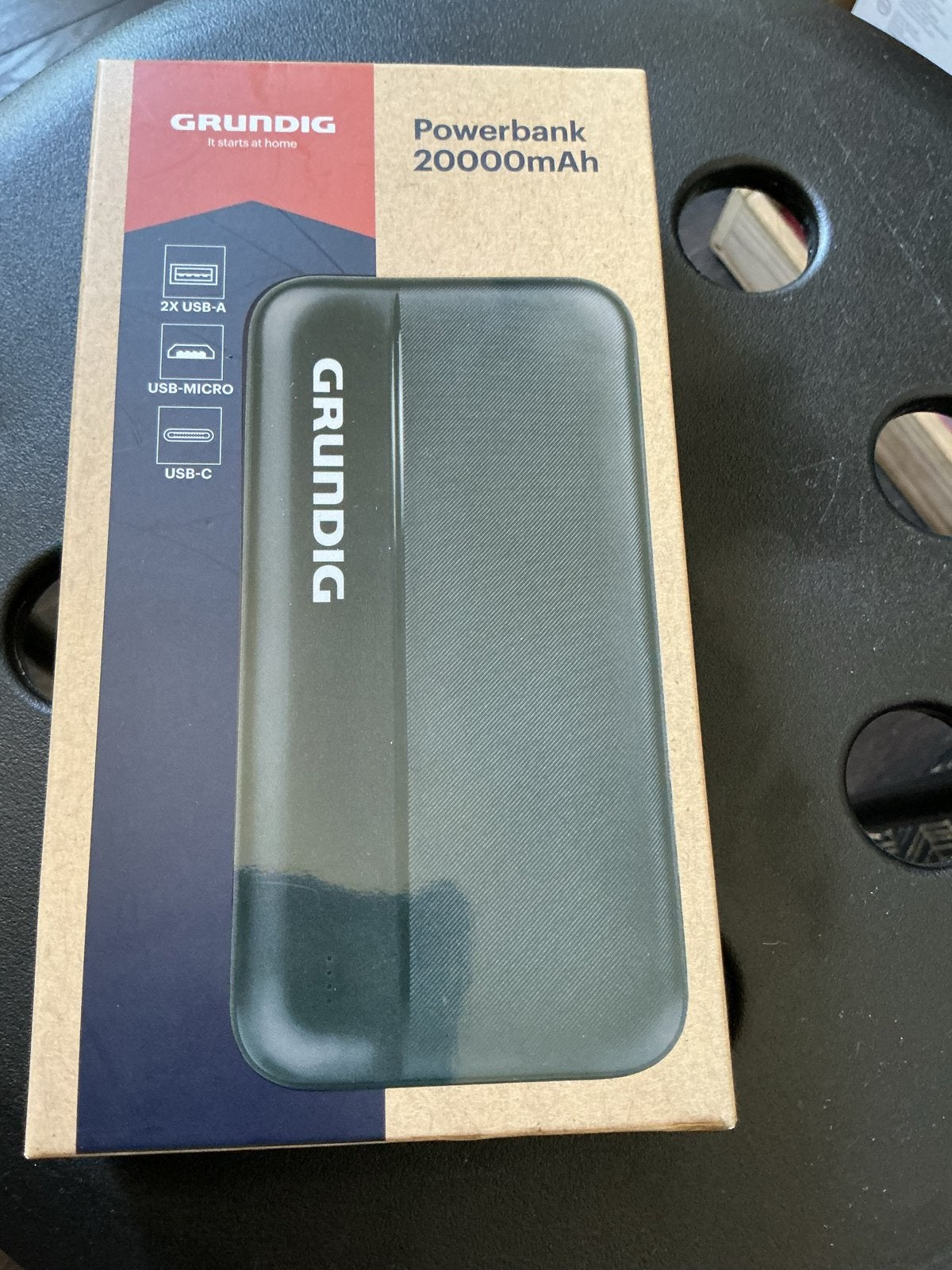 Grundig Powerbank 20000mAh - Nieuw in doos, Telecommunicatie, Powerbanks, Ophalen, Nieuw