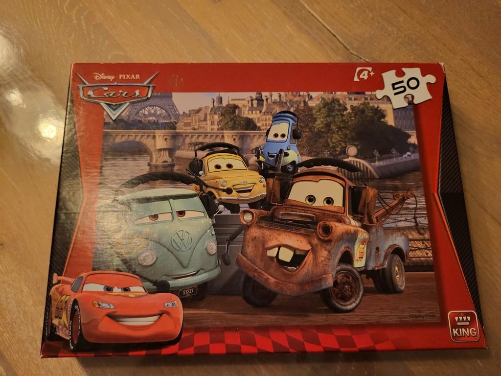 Cars puzzel, Ophalen of Verzenden, 10 tot 50 stukjes, Zo goed als nieuw