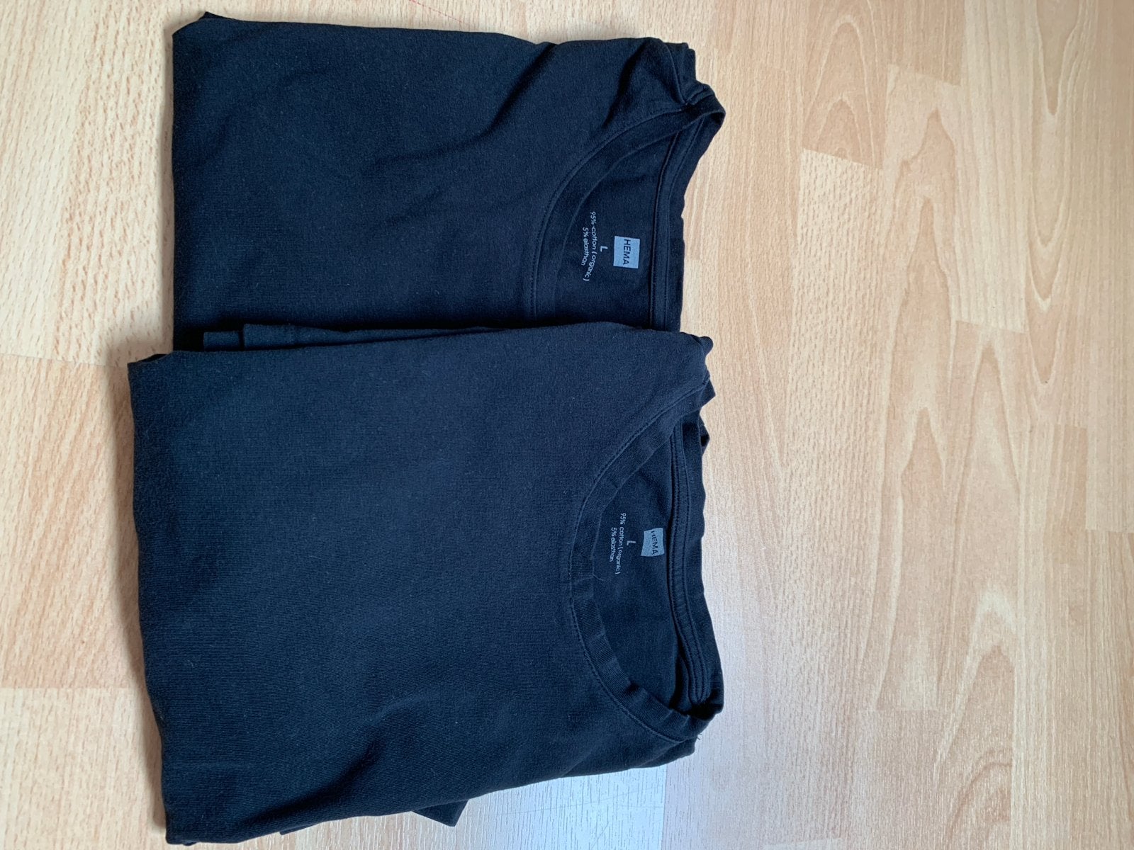 Zwart Hema T-shirt Maat L, Kleding | Heren, T-shirts, Ophalen of Verzenden, Gedragen, Maat 52/54 (L), Zwart