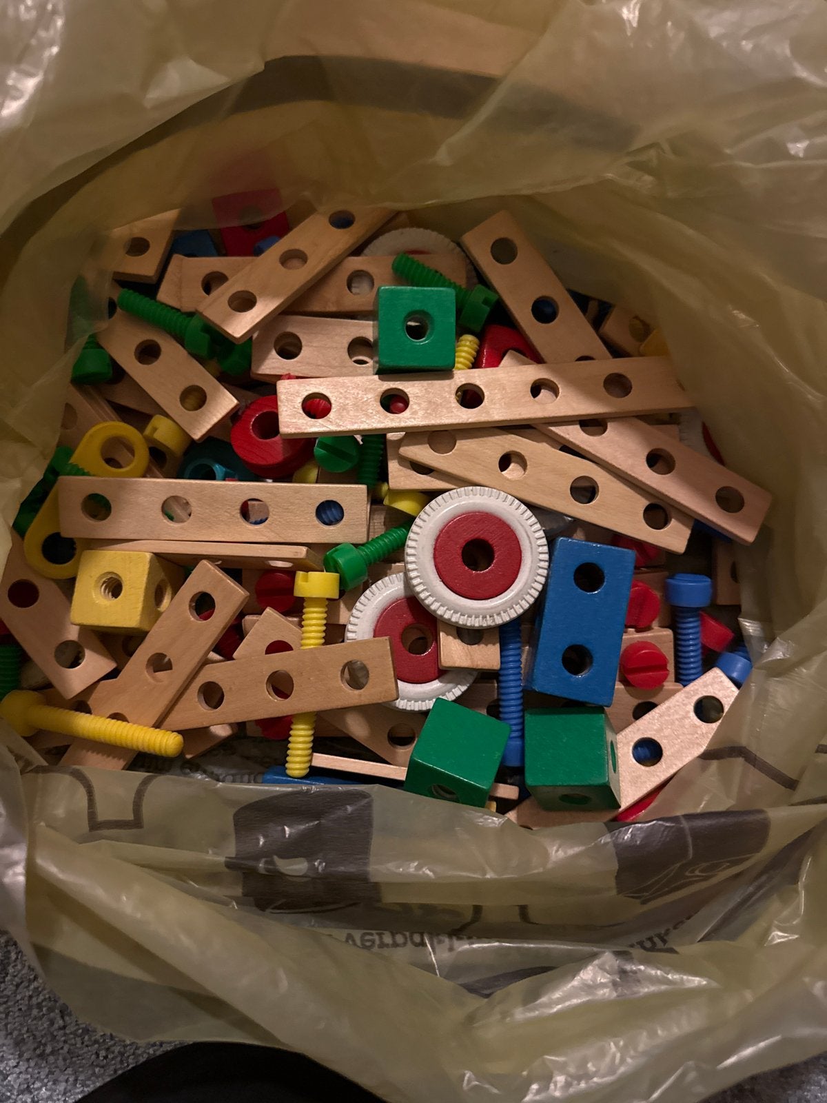 Houten constructie speelgoed, Ophalen, Gebruikt, Overige merken