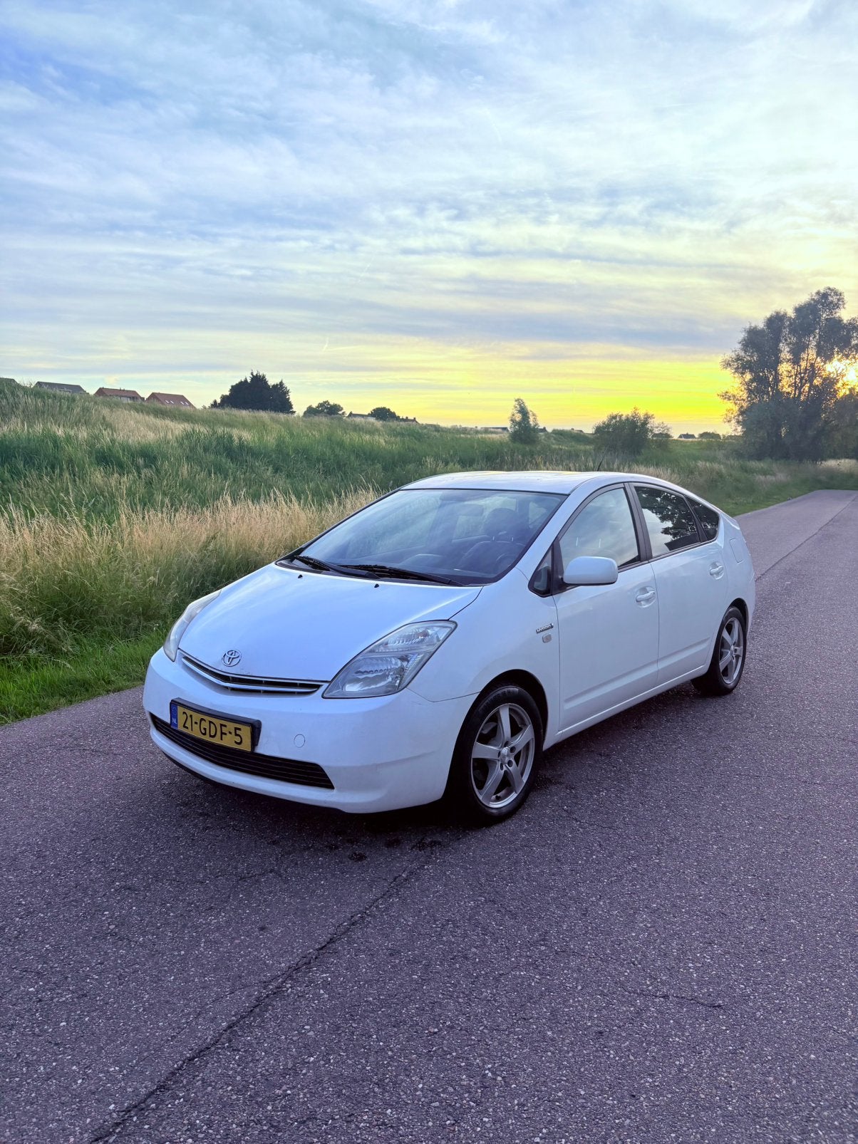 Toyota Prius 1.5 VVT-i comfort - Automaat, Airco, Auto's, Toyota, 1497 cc, 4 cilinders, Leder en Stof, Origineel Nederlands