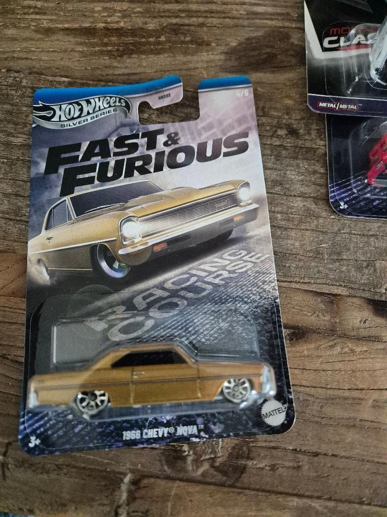 Hot Wheels Fast & Furious Racing Course 1966 Chevy Nova, Ophalen of Verzenden, Nieuw, Auto