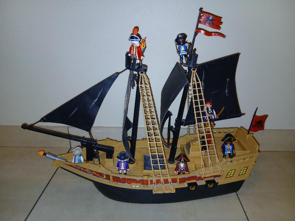 Piratenschip playmobil 6678, Kinderen en Baby's, Speelgoed | Playmobil, Ophalen of Verzenden, Gebruikt, Los playmobil