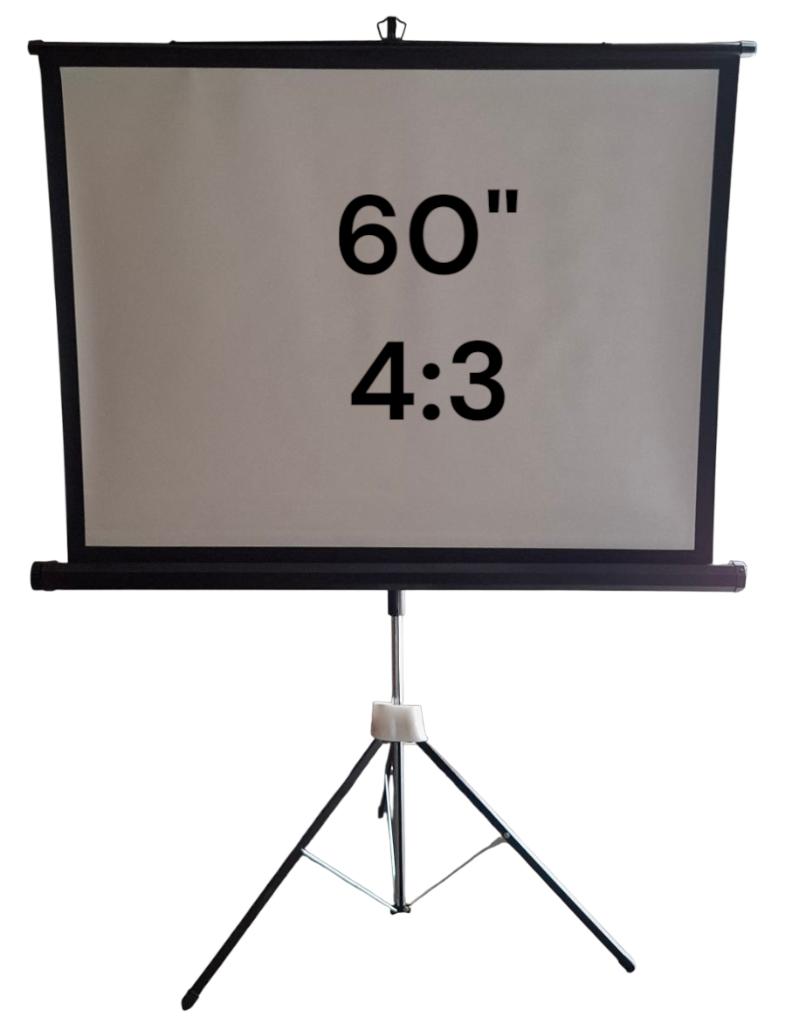 Beamerscherm/Projectiescherm 60inch Div modellen – New, Ophalen of Verzenden, Nieuw, Overige technologieën, Overige resoluties