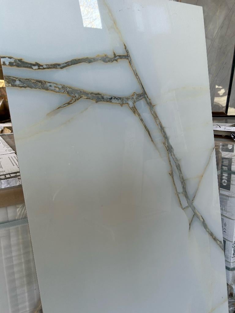 UITVERKOOP | Vloer/wandtegel 60x120cm | Onix grey, 60 cm of meer, Nieuw, Ophalen of Verzenden, 10 m² of meer