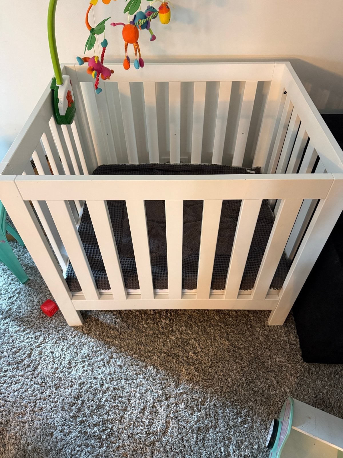 Baby box met matras en Koeka boxkleed, Ophalen, Gebruikt, Vierkant, Boxkleed