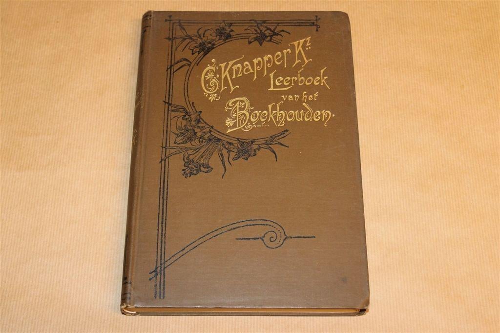 Leerboek Boekhouden [1900] — Vintage, Antiek en Kunst, Antiek | Boeken en Bijbels, Ophalen of Verzenden
