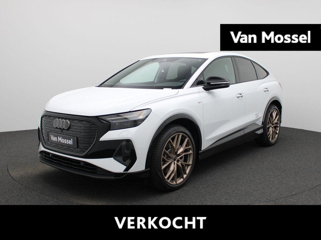 Audi Q4 Sportback e-tron 45 S Edition 82 kWh | S-line l SoH, Auto's, Audi, 12 maanden, Achterwielaandrijving, Gebruikt, Zwart