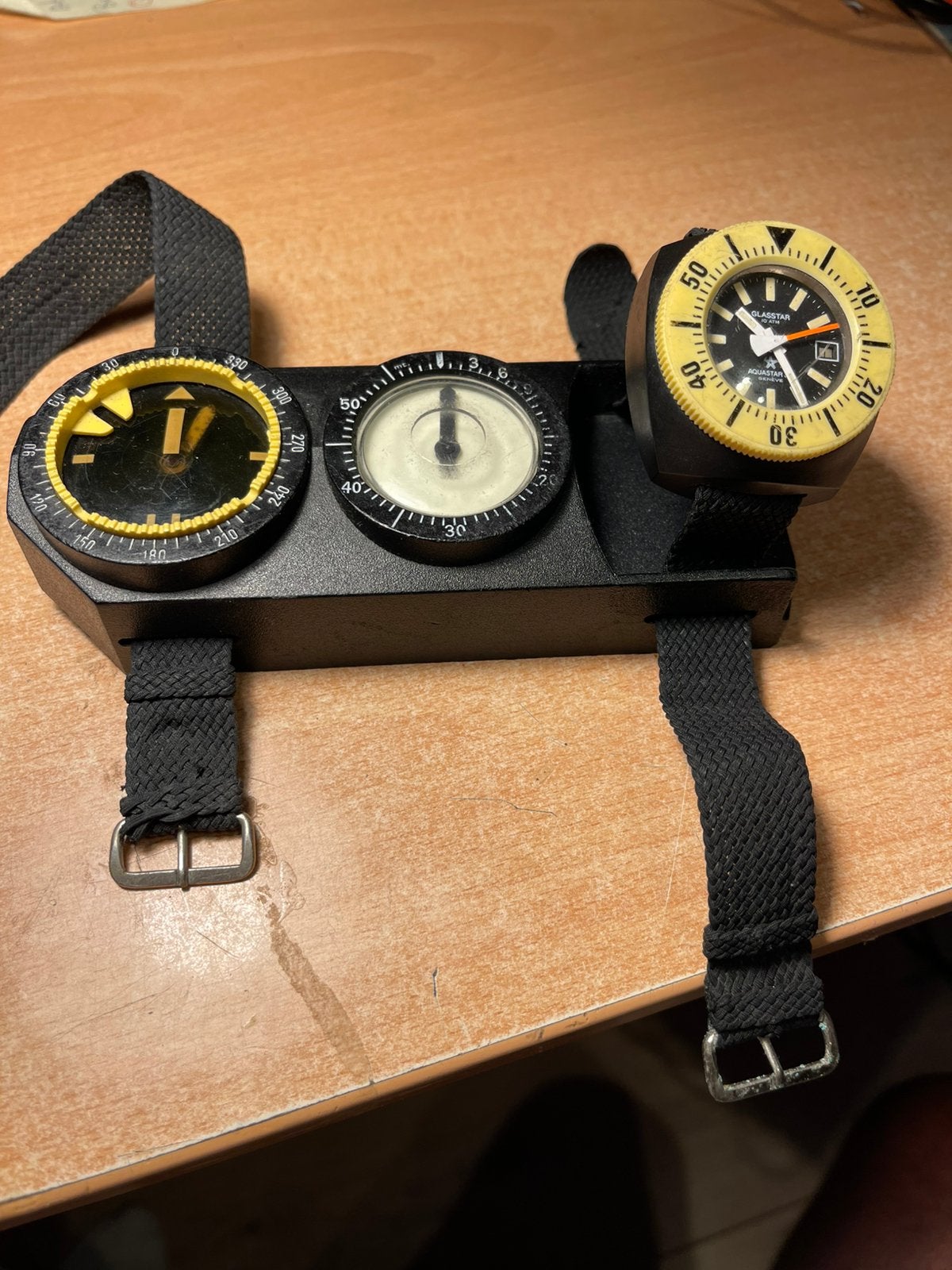 Aquastar duikhorloge origineel compleet in condole of los, Ophalen