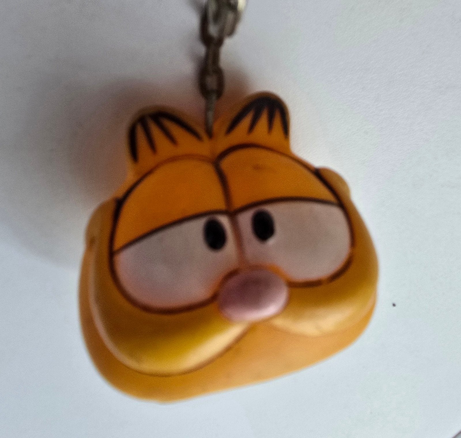 Vintage Garfield Sleutelhanger - Leuk Cadeau!, Ophalen of Verzenden, Gebruikt, Knuffel of Figuurtje