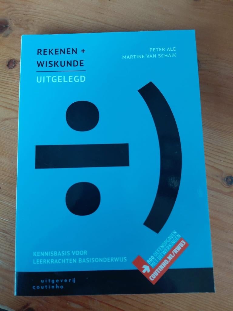 Rekenen + Wiskunde uitgelegd, Boeken, Studieboeken en Cursussen, Nieuw, HBO, Beta, Ophalen of Verzenden
