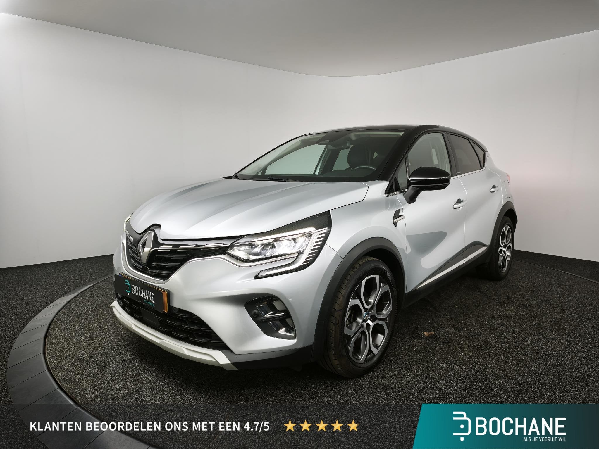 Renault Captur 1.6 E-Tech Plug-in Hybrid 160 Intens l lichtm, Auto's, Renault, Stof, Gebruikt, 4 cilinders, Plug-in hybride