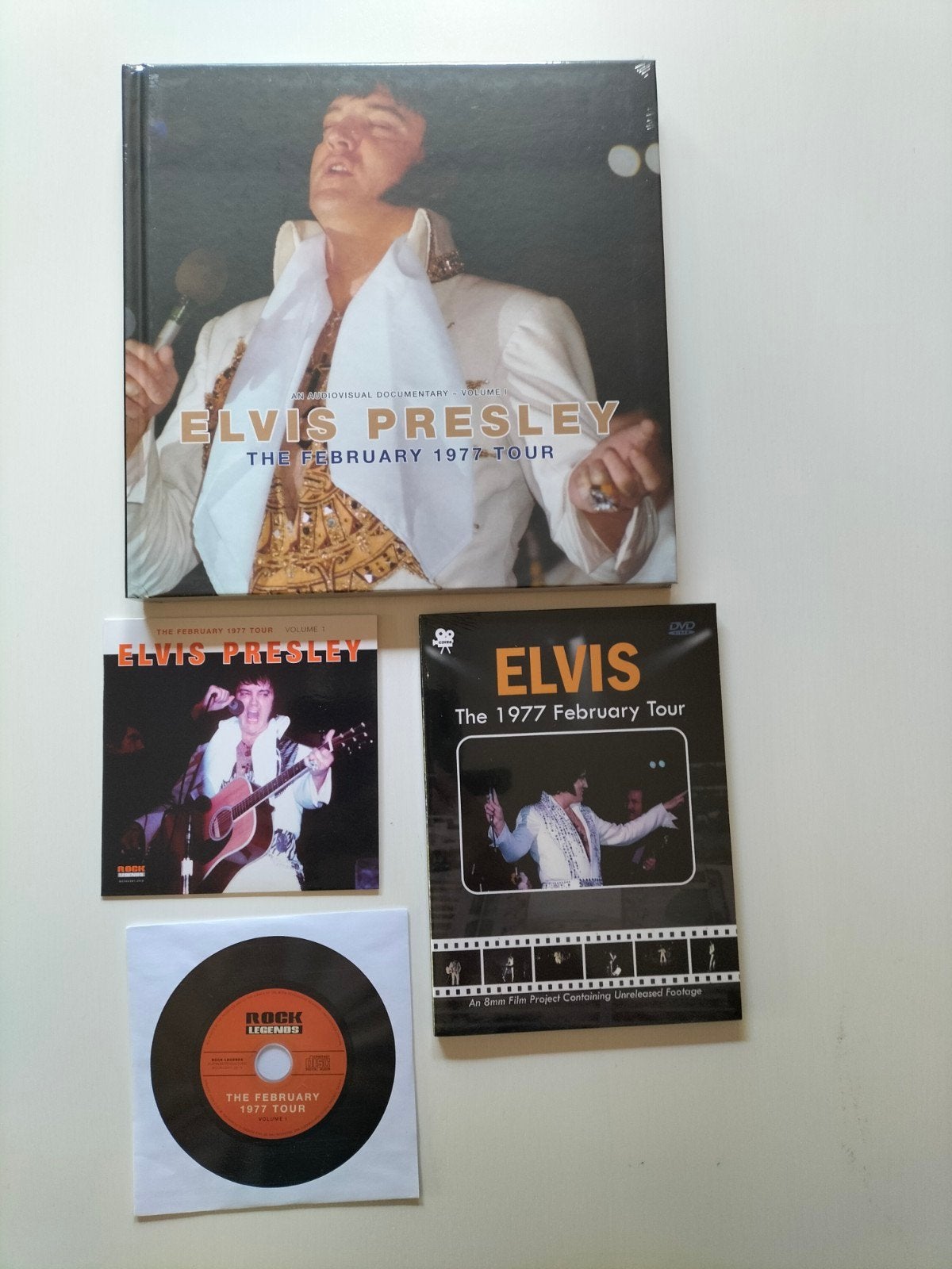 Elvis Presley Boek+cd+dvd 'THE FEBRUARY, 1977 TOUR, Alle leeftijden, Ophalen of Verzenden, Nieuw in verpakking