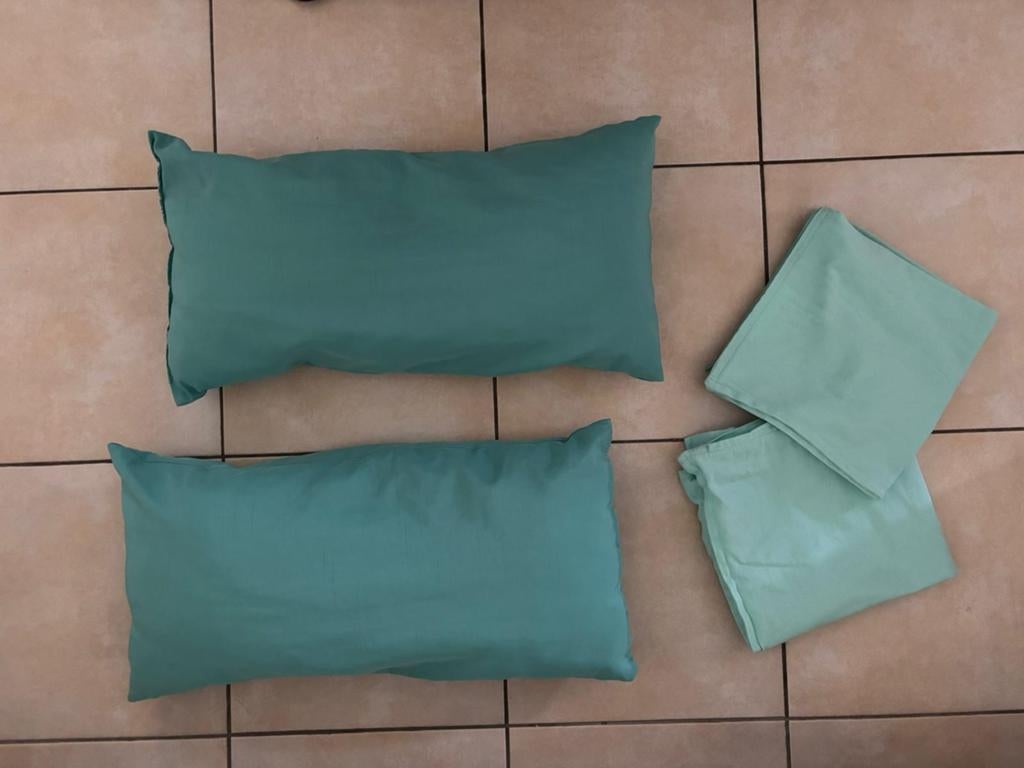 Ikea Gurli sierkussens mintgroen 50x50 cm, Huis en Inrichting, Woonaccessoires | Kussens, Ophalen of Verzenden, Zo goed als nieuw