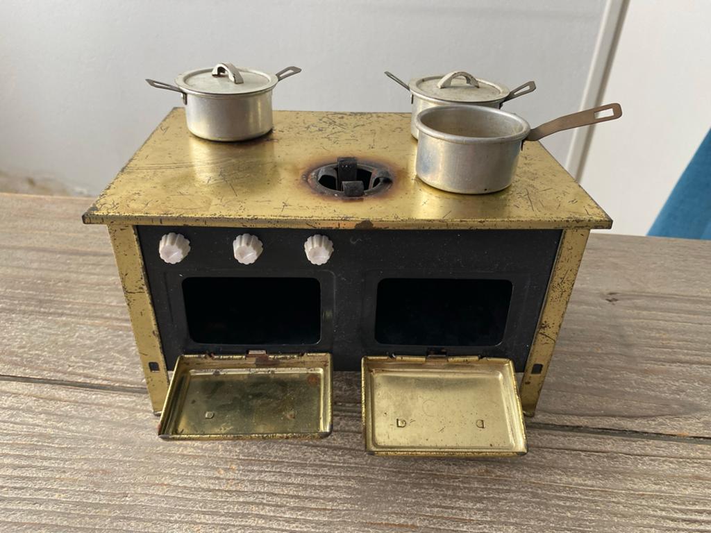 Vintage Blikken Speelgoedfornuis, Antiek en Kunst, Antiek | Speelgoed, Ophalen of Verzenden