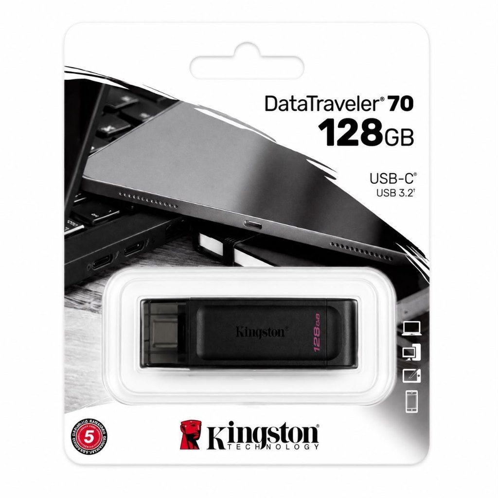 Kingston DataTraveler 70 USB Stick - 128GB (Type-C) | NIEUW