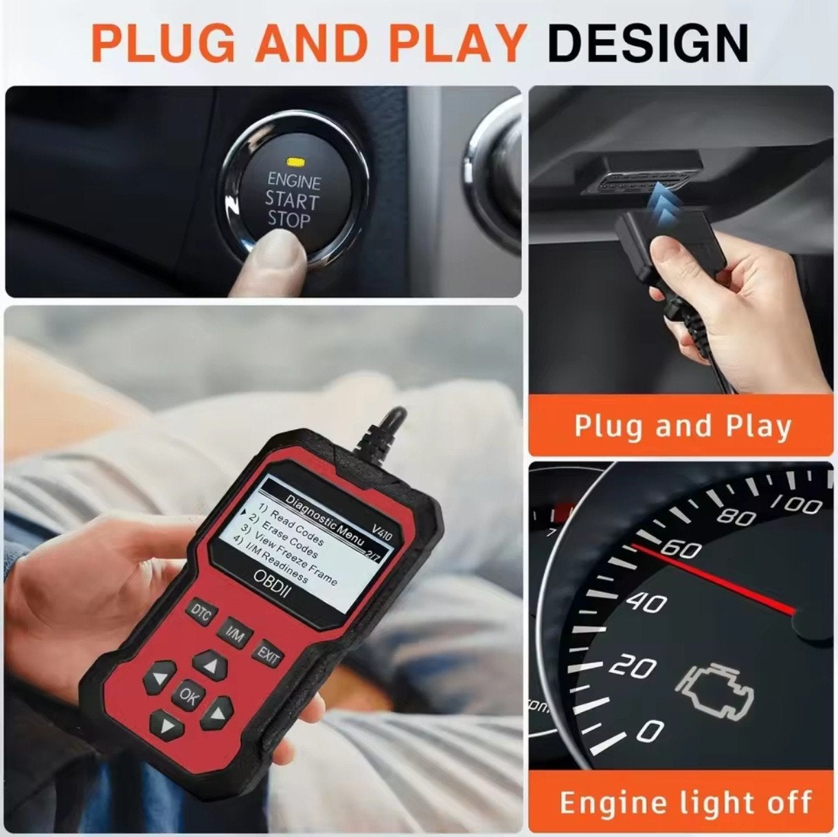 OBD2 Scanner Diagnostisch uitleesapparaat Code Reader, Ophalen of Verzenden
