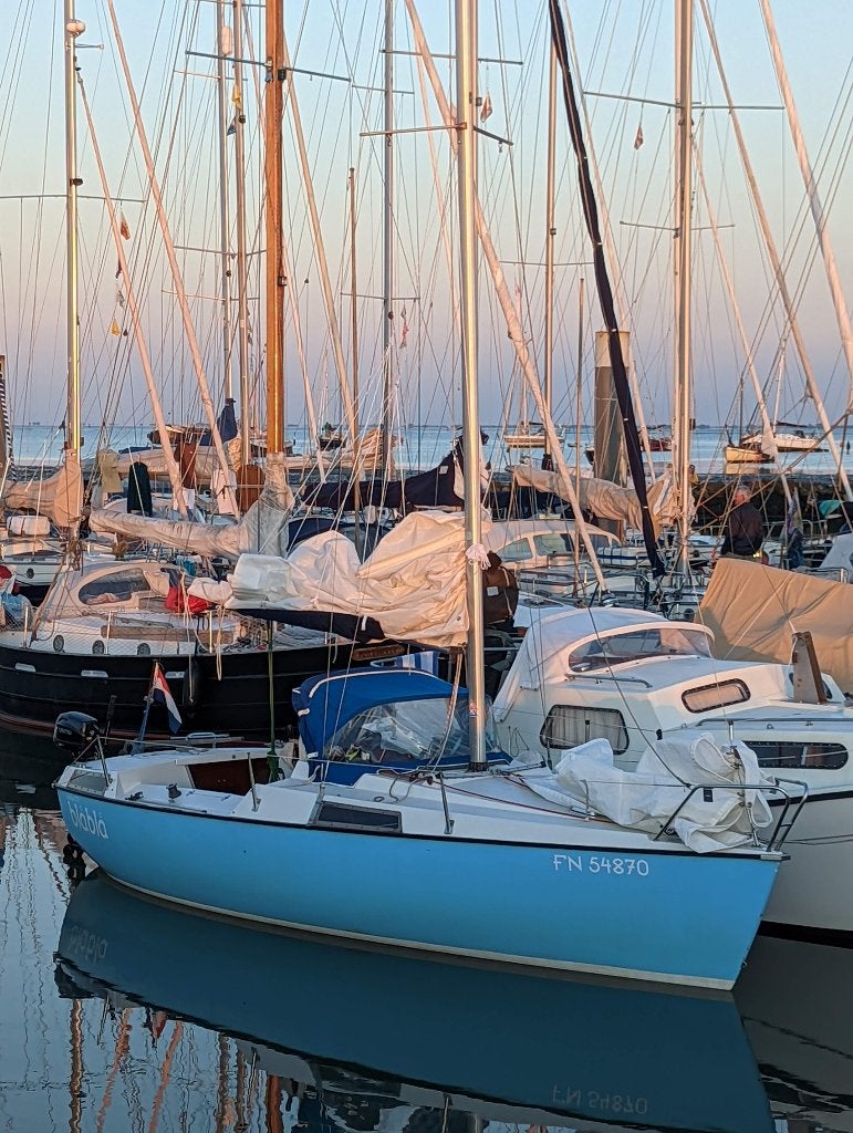 Te koop: Dufour T7 inclusief trailer, Watersport en Boten, Kajuitzeilboten en Zeiljachten, Ophalen, Gebruikt, 1.00 - 1.50 meter