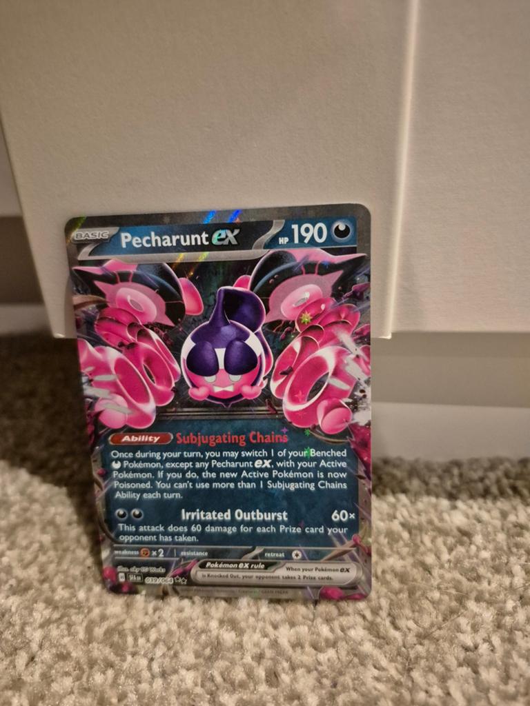 Pecharunt EX 39/64 Shrouded Fable, Ophalen of Verzenden, Zo goed als nieuw