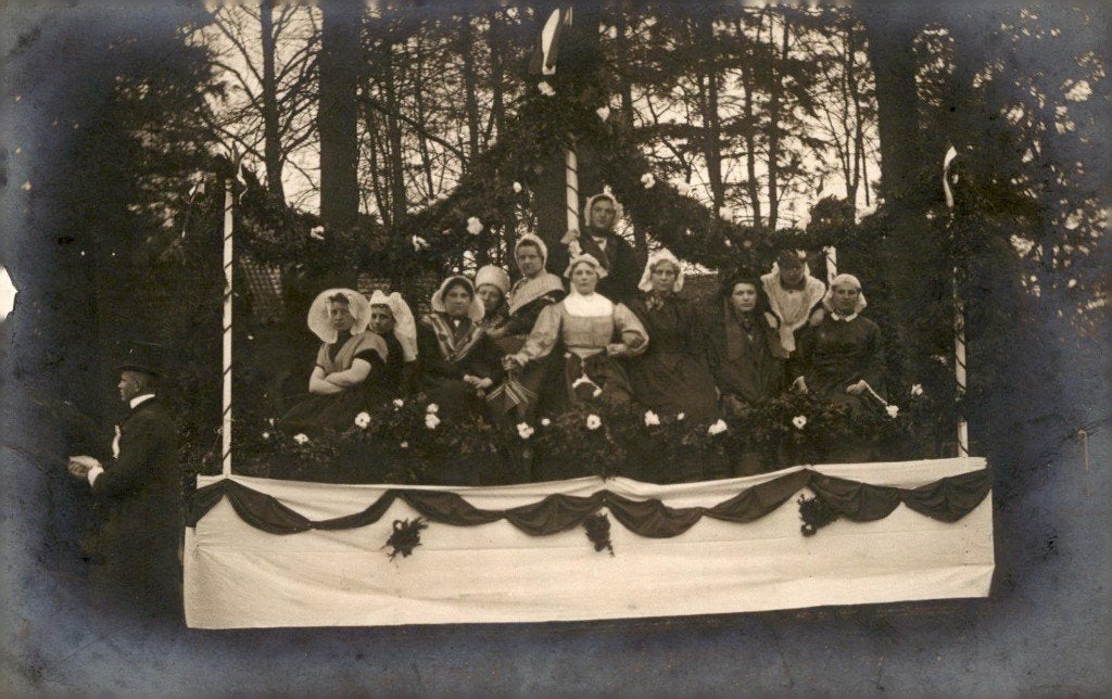 Schoorl Optocht in 1923 - FOTOKAART # 882, Verzenden, 1920 tot 1940, Ongelopen, Noord-Holland