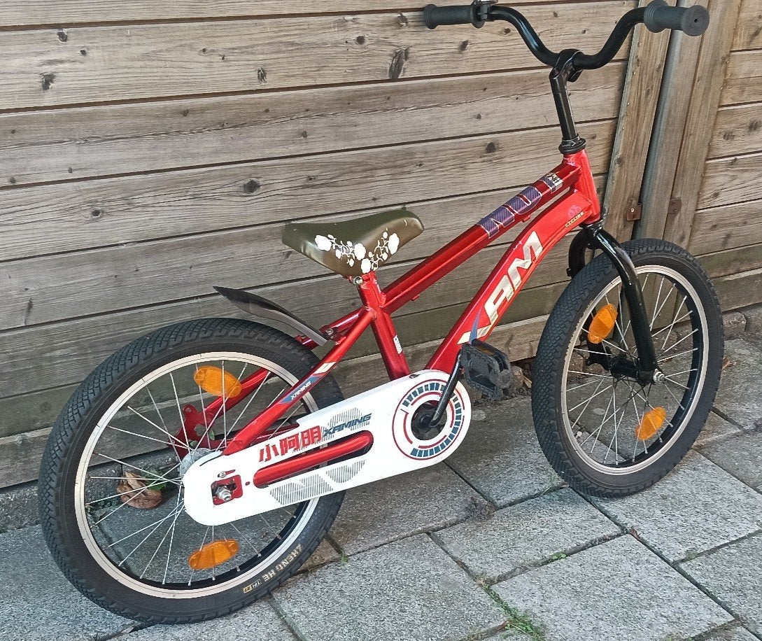 18 inch kinderfiets pumptrack crossfiets, Fietsen en Brommers, Ophalen, Terugtraprem, Stuur 360° draaibaar, Aluminium
