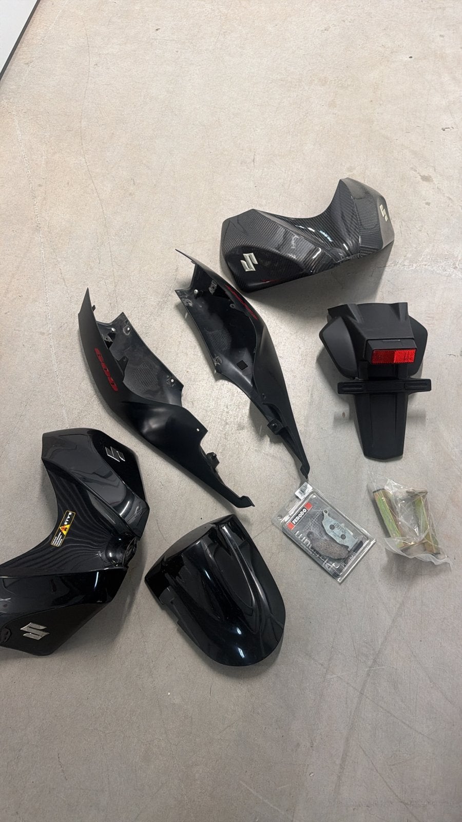 Suzuki GSX-R 600/750 K6/K7 Onderdelen - Kuipdelen, Uitlaat, Ophalen of Verzenden, Gebruikt