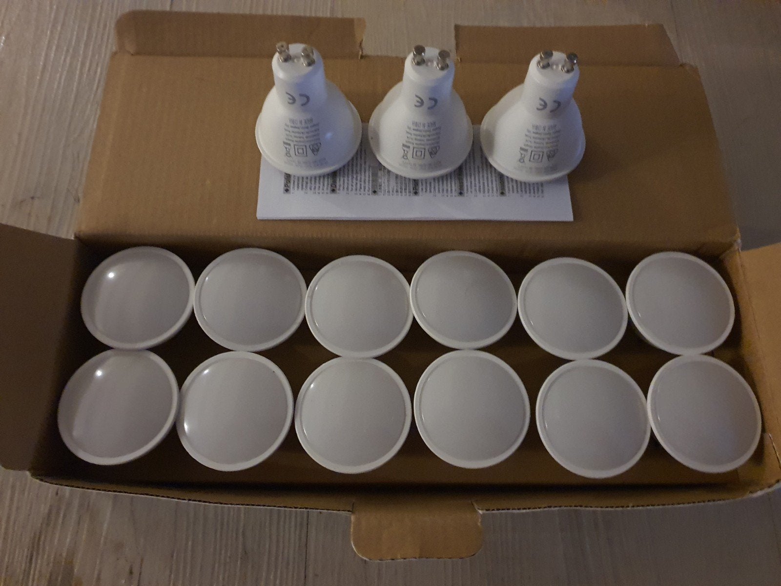 GU10 LED Lampen  6 watt  (4000k), Dimbaar, GU10, Nieuw, Ophalen of Verzenden