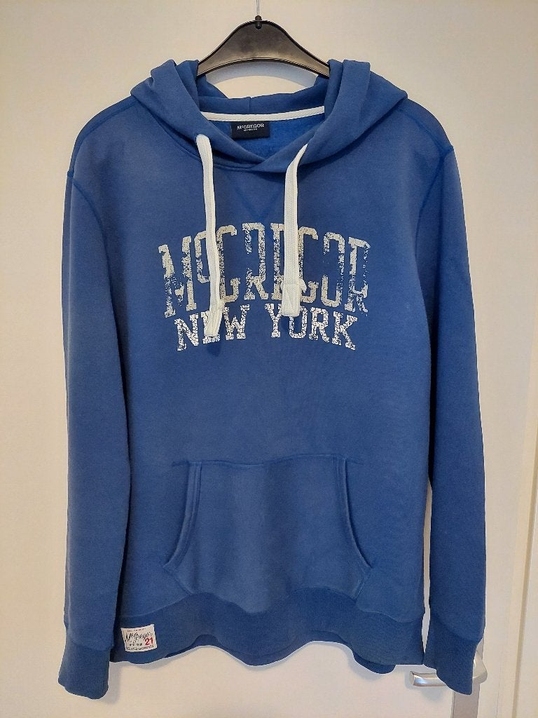 McGregor blauwe hoodie trui maat XL, Kleding | Heren, Truien en Vesten, Maat 56/58 (XL), Ophalen of Verzenden, Zo goed als nieuw