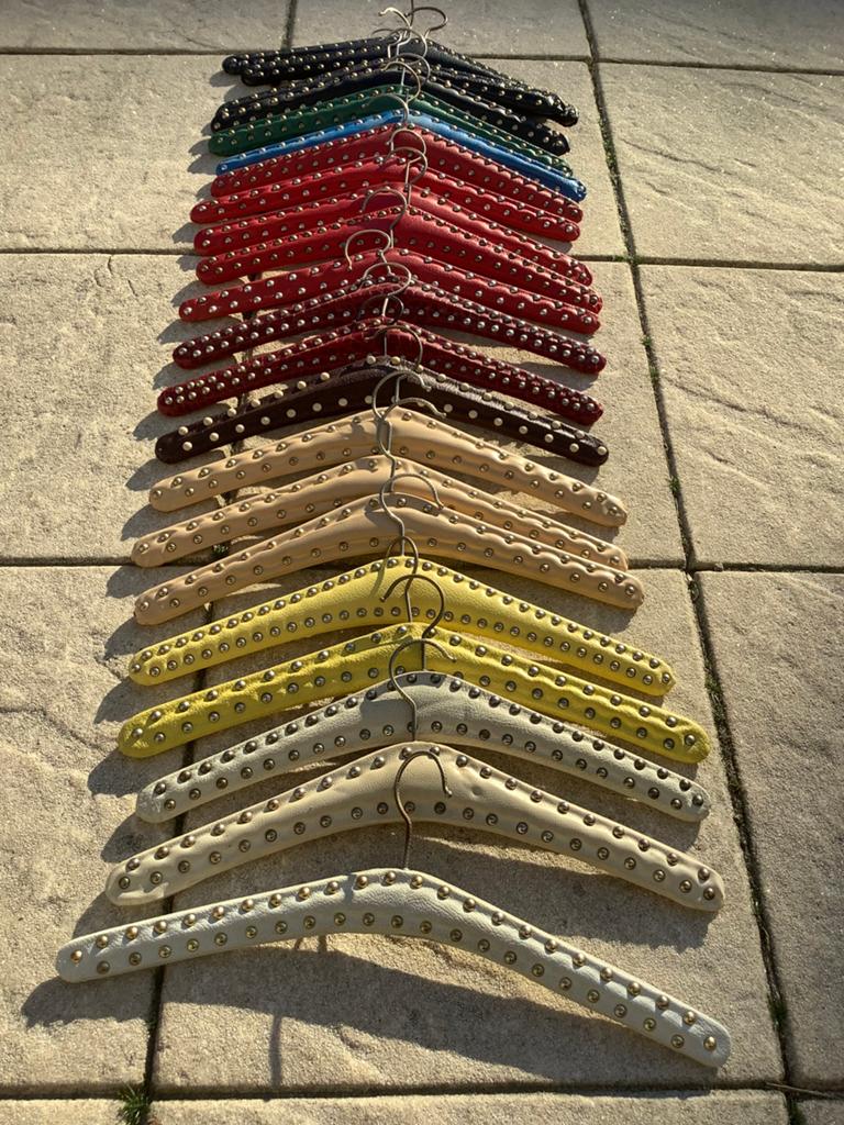 Vintage kledinghangers met noppen, Ophalen of Verzenden, Gebruikt, Volwassenen