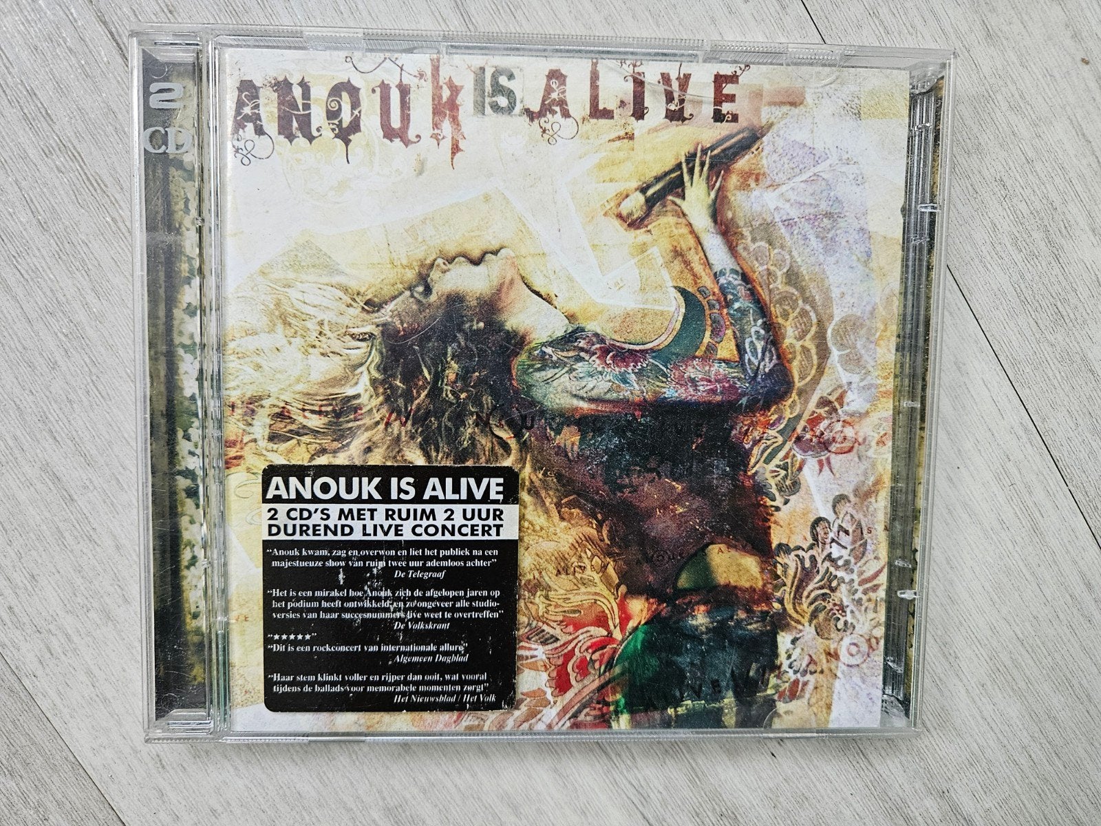 Dubbel CD Anouk is Alive, Ophalen, Zo goed als nieuw