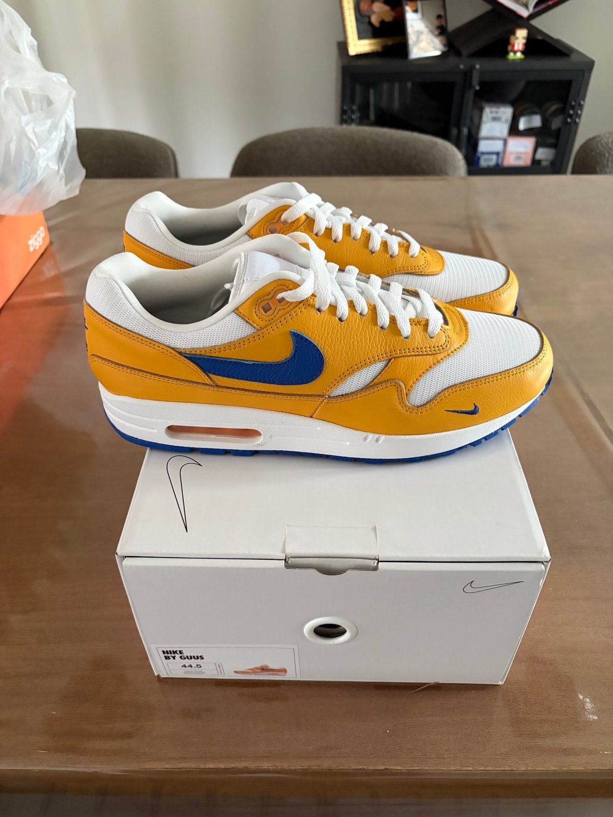 Nike Air Max 1 ID Maat 44.5 Nieuw in Doos, Ophalen of Verzenden, Nieuw, Overige kleuren, Sneakers of Gympen