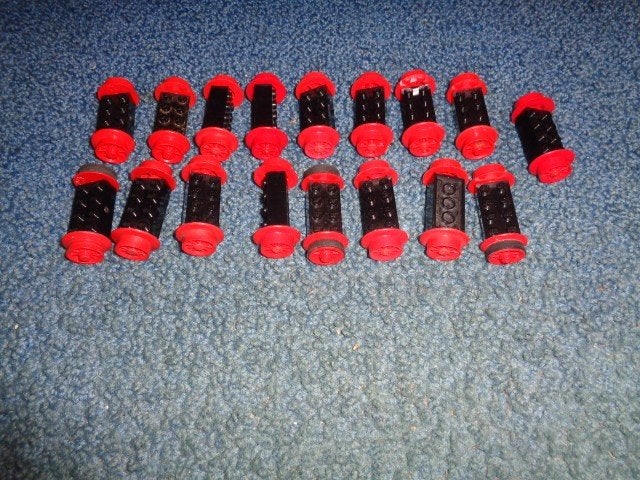 Partij P41=17x Lego trein wielen