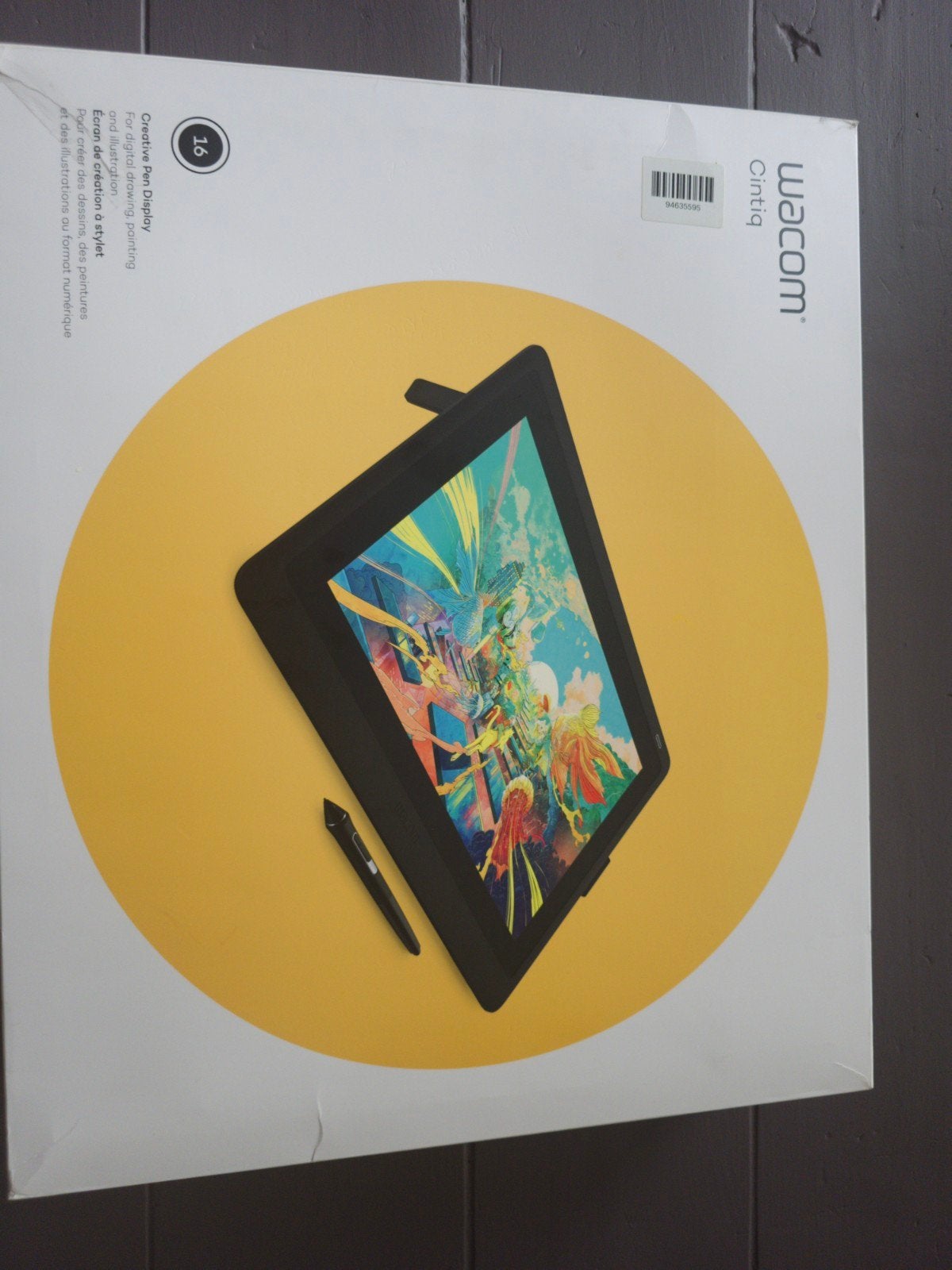 Wacom Cintiq 16 tekentablet met Full HD scherm en Pro Pen 2, Computers en Software, Tekentablets, Ophalen of Verzenden, Zo goed als nieuw