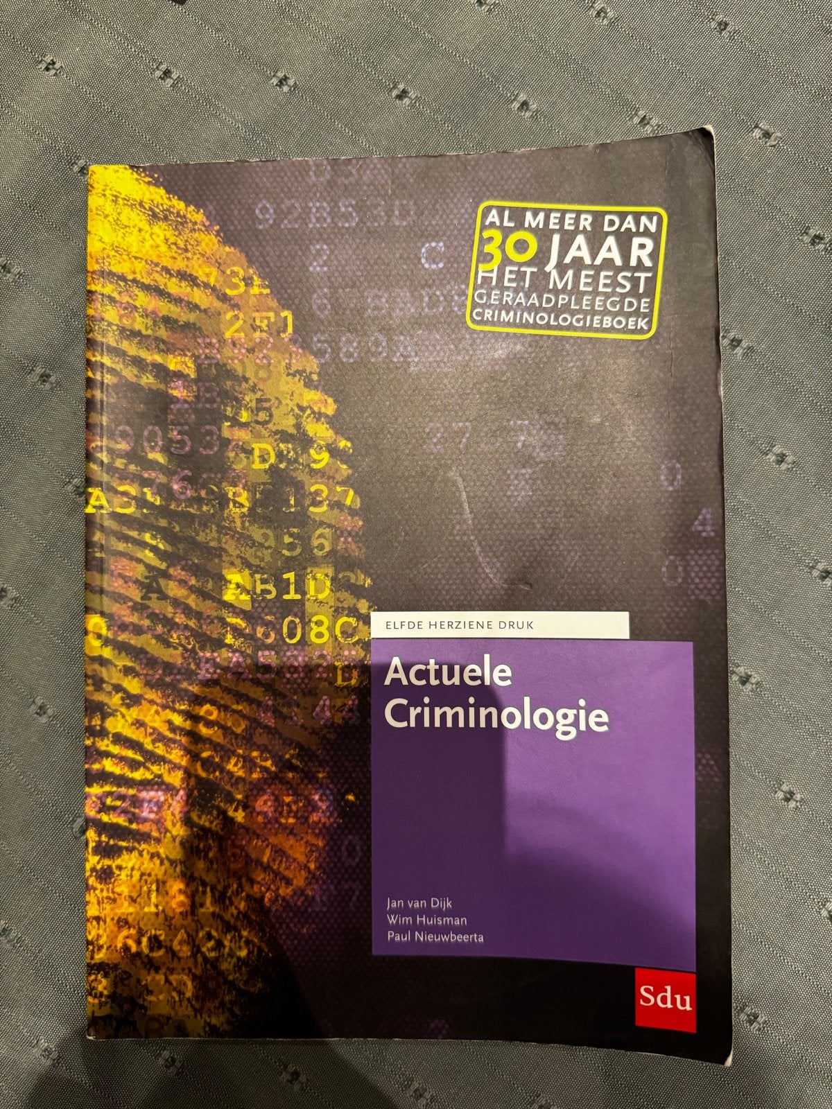 Actuele Criminologie - Elfde Herzien Druk, Ophalen of Verzenden, Gamma, Gelezen, WO