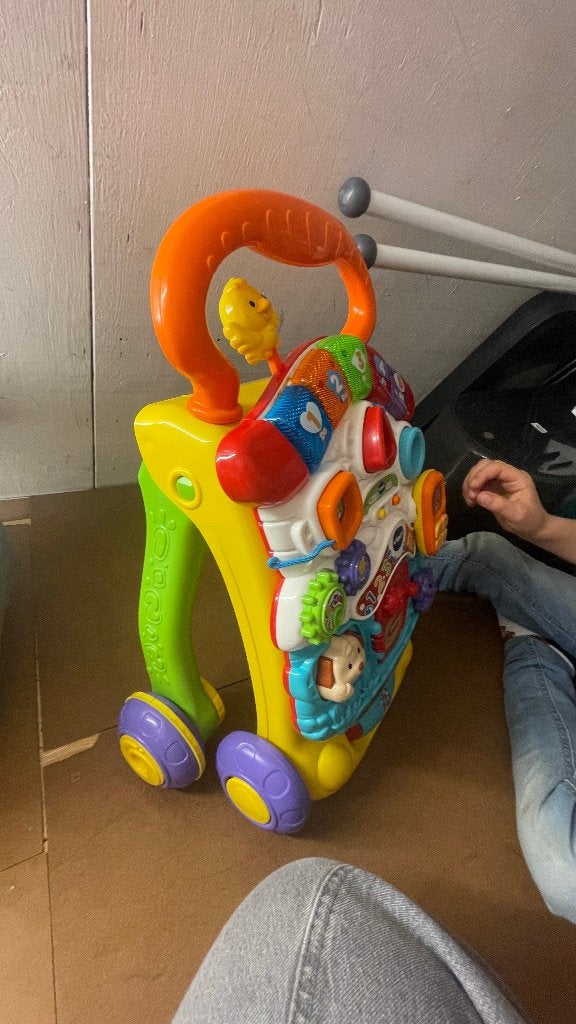 Vtech baby loop wagen, Kinderen en Baby's, Speelgoed | Vtech, Ophalen, Zo goed als nieuw, 6 maanden tot 2 jaar