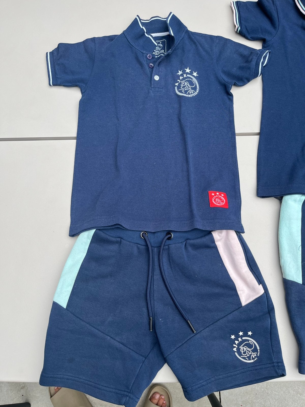 Ajax kleding setjes en hoody maat 140 en 152, Ophalen of Verzenden, Gebruikt, Jongen